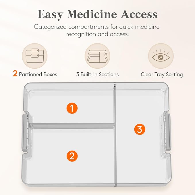 Lifewit 4-Tier Extra-Tall Medicine Cabinet Organizer - Image 4