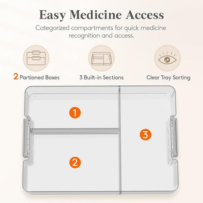 Lifewit 4-Tier Extra-Tall Medicine Cabinet Organizer - Image 4