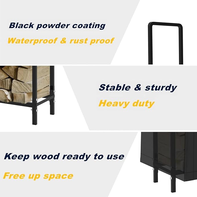 WALMANN 6 ft Firewood Rack - Image 7
