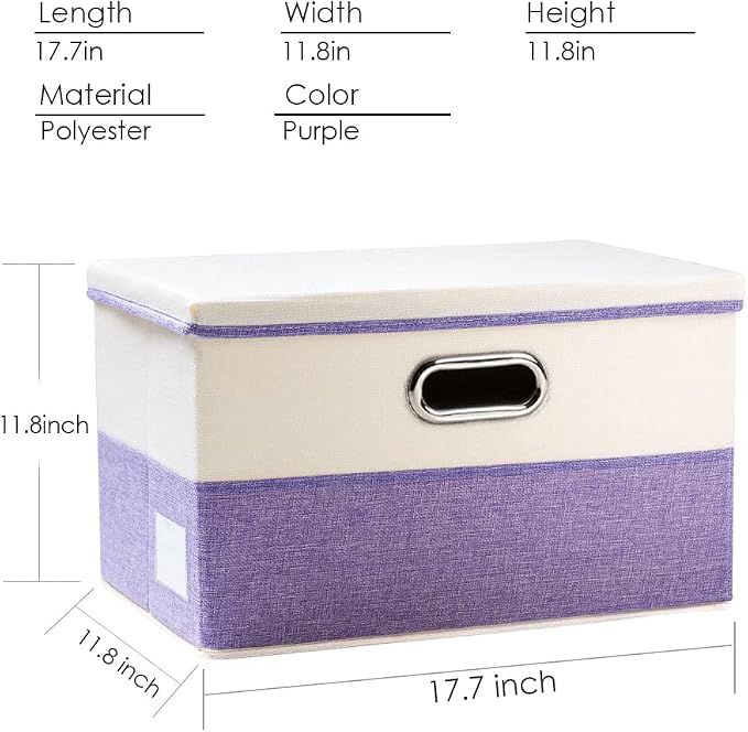 PRANDOM Large Foldable Storage Bins - Image 4