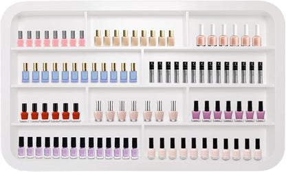 Wall Mounted Nail Polish Racks 4 Tier Hanging Nail Polish Storage Holder by Unknown