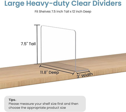 OKPOW Shelf Dividers Closet Organizer - Image 3