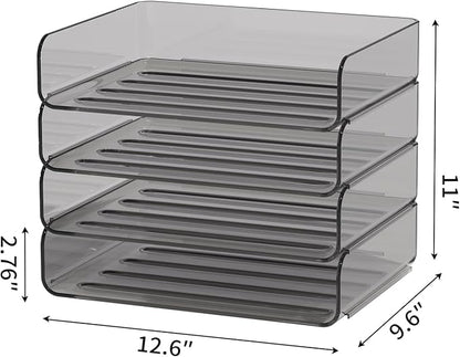 4-Tier Acrylic Paper Tray Organizer - Image 5