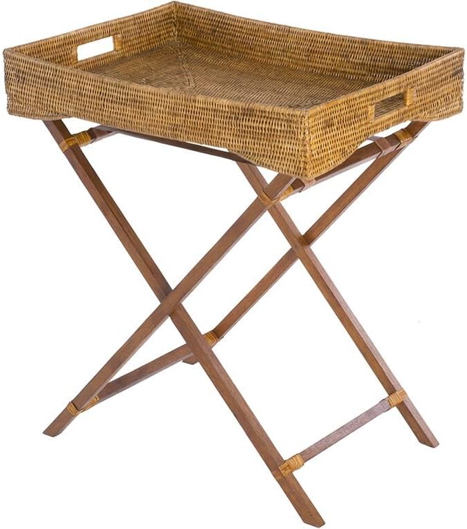 KOUBOO La Jolla Rattan Butler Tray by KOUBOO