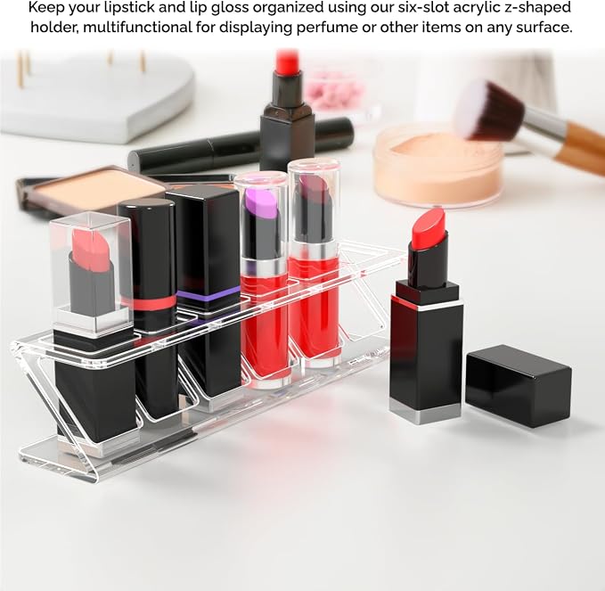 Marketing Holders 2 Pack Clear Acrylic Lip Balm Holder Freestanding Display - Image 4
