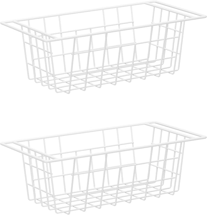 Chest Freezer Bins, Deep Chest Freezer Organizer Basket, Storage Rack Bins Wire by blitzlabs