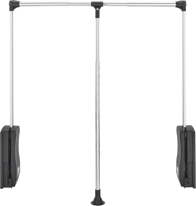 Rev-A-Shelf 26-35" Pull Down Adjustable Closet Rod w/Telescoping Handle | Side by Rev-A-Shelf