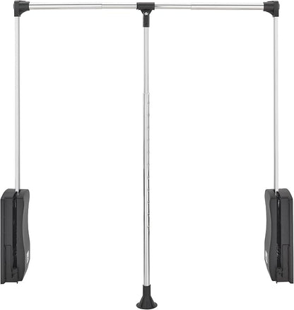 Rev-A-Shelf 26-35" Pull Down Adjustable Closet Rod w/Telescoping Handle | Side by Rev-A-Shelf