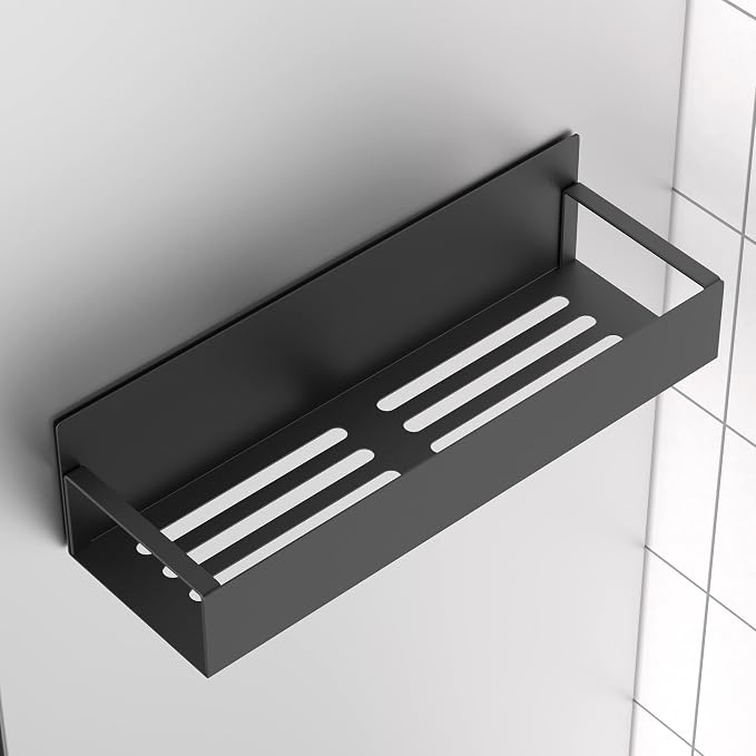 Metal Magnetic Spice Rack for Refrigerator Black, 4 Pack | Magnetic Shelves - Image 6