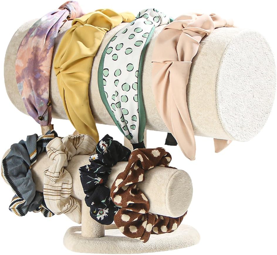 Coward Multi-use Headband Holder Stand, Scrunchie Hairband Organize Rack by FocusOnJewelryDisplay15yrs
