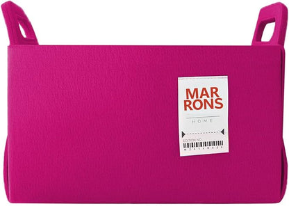 Collapsible Felt Storage Bin Medium 11"x7.1"x7.1" – Foldable Basket by MARRONS