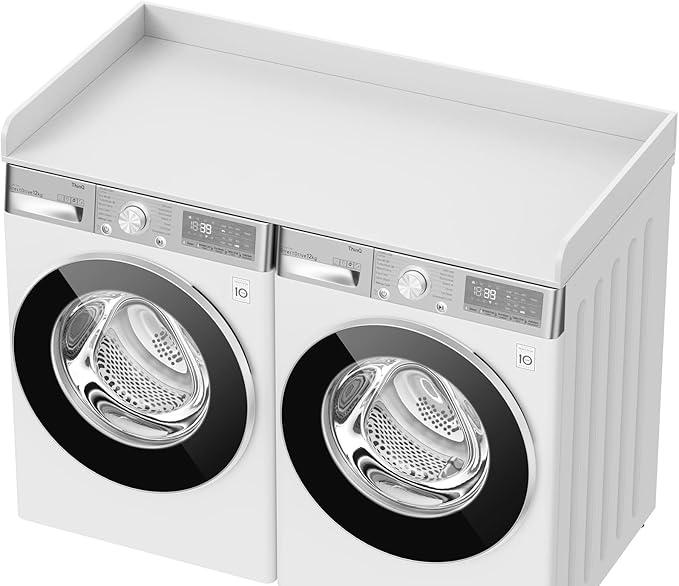 Washer Dryer Countertop, 27.5" D x 54" W Washer and Dryer Topper Covers by Unknown