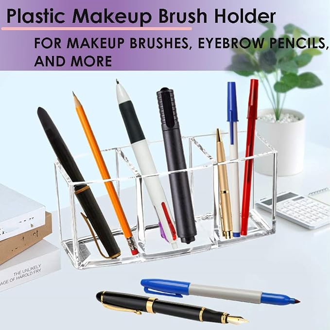 AKOAK 1 Pack Makeup Brush Holder Organizer, Great Desk Storage - Image 3