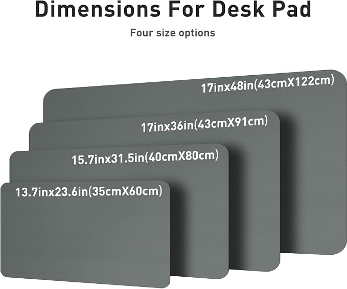 Aothia Leather Desk Pad Protector, Large Mouse Pad, Office Desk Mat, Non-Slip - Image 7