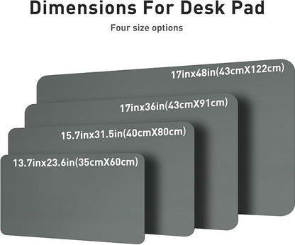Aothia Leather Desk Pad Protector, Large Mouse Pad, Office Desk Mat, Non-Slip - Image 7