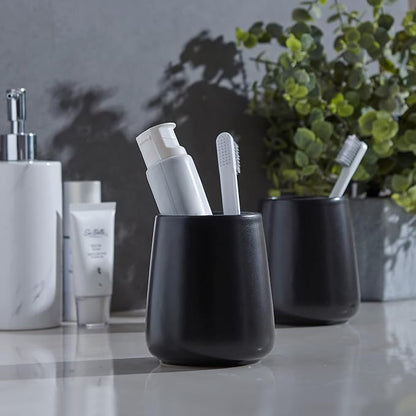 Matte Black Toothbrush Holders for Bathroom - Image 4