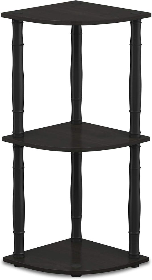 Furinno Turn-N-Tube 3-Tier Corner Display Rack Multipurpose Shelving Unit by Furinno-FitsYourSpaceFitsYourBudget