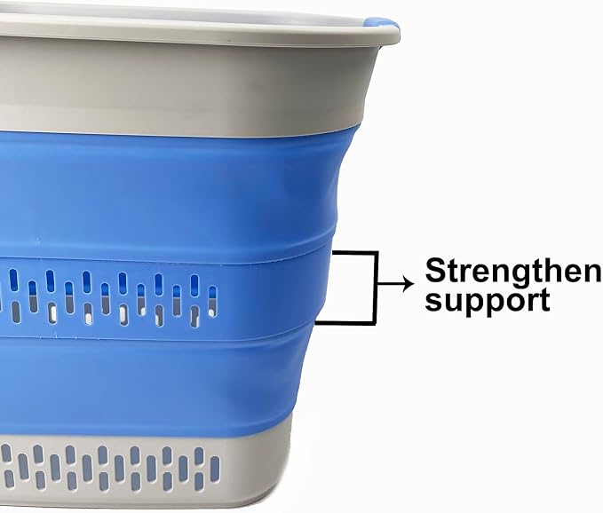 SAMMART 40L Collapsible Plastic Laundry Basket - Image 5