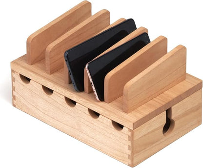 KIRIGEN Wood Charging Station Rack Organizer by KIRIGEN