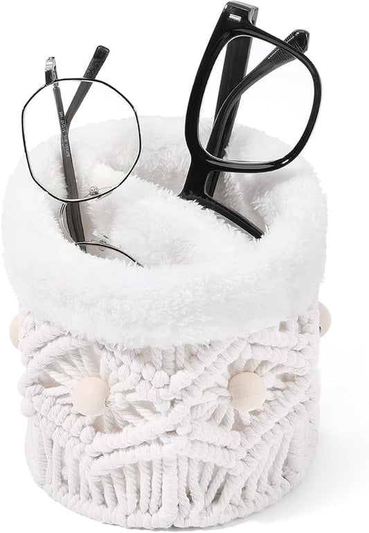 SNOWSTAR Plush Lined Eyeglasses Holder Stand by WelcometoSNOWSTAR