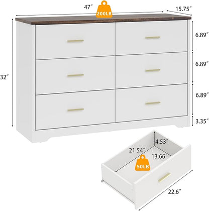 LIDYUK Dresser for Bedroom, Wood Dresser - Image 2