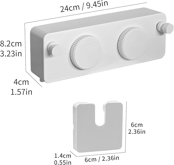 Retractable Clothesline Heavy Duty Clothes Drying Laundry Line Wall Mounted - Image 2