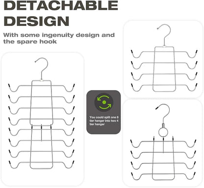2 Pack Bra Organizer, Tank Top Hangers Space Saving, Closet Organizers and - Image 3