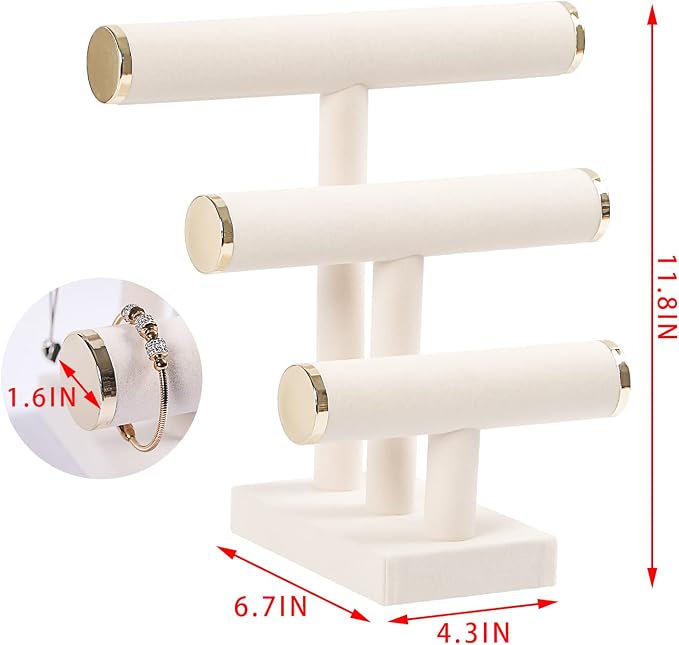 3 Tier Bracelet Holder, Bracelet Display Stand - Image 5