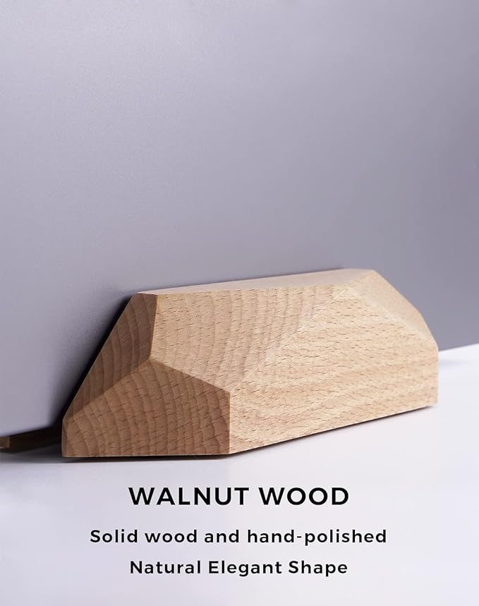 Adjustable Vertical Laptop Stand, MacBook Holder Wood Stand, Wooden Laptop Stand - Image 2