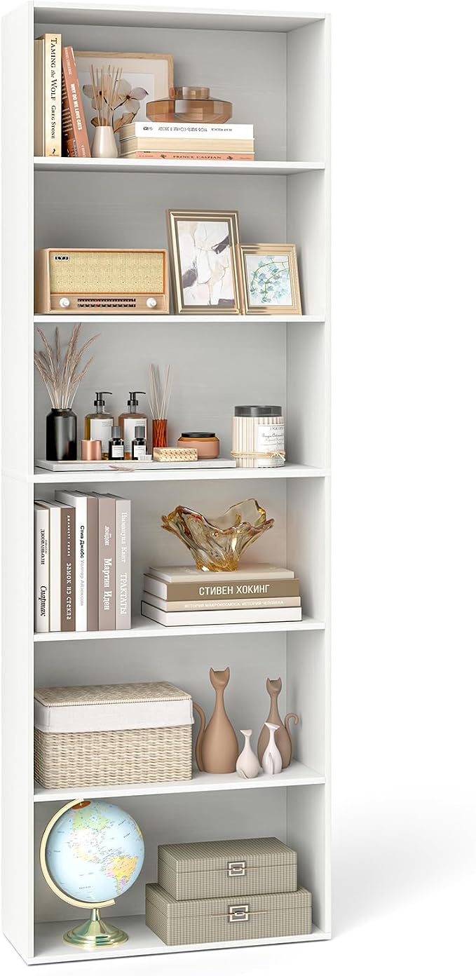 Tangkula 6-Tier Bookcase, 70” Tall Freestanding Bookshelf by TANGKULA