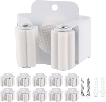 Verdenu 10 Pack Broom Holder Wall Mount, Mop and Broom Holder Wall Mount by Verdenu