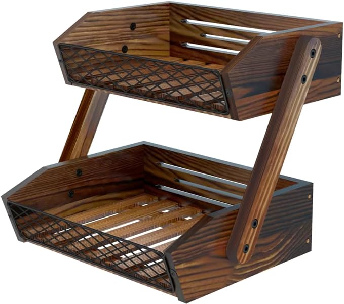Dorhors Fruit Basket for Kitchen Counter Organizer, Fruit Bowl Stand Storage | by Dorhors