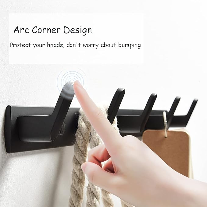 Gxfctys Coat Rack Wall Mount, Modern Wall Hooks - Image 2