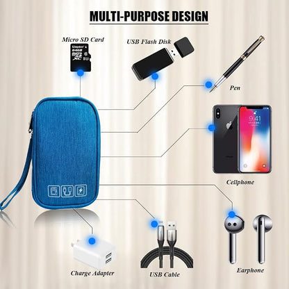 Electronic Organizer Bag Cable Organizer Travel Cord Organizer Case Pouch - Image 6