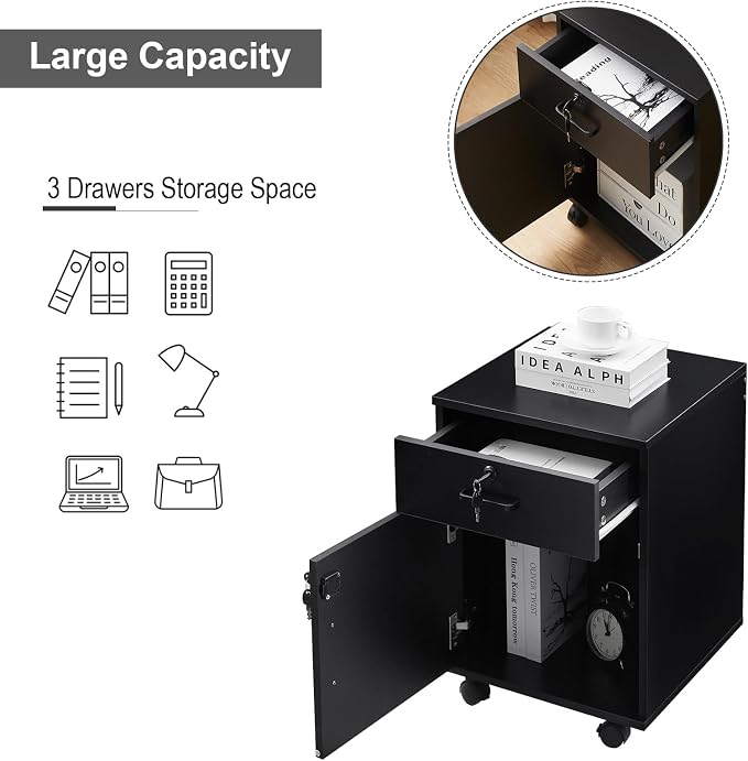 TUKAILAi Mobile File Cabinet - Image 9