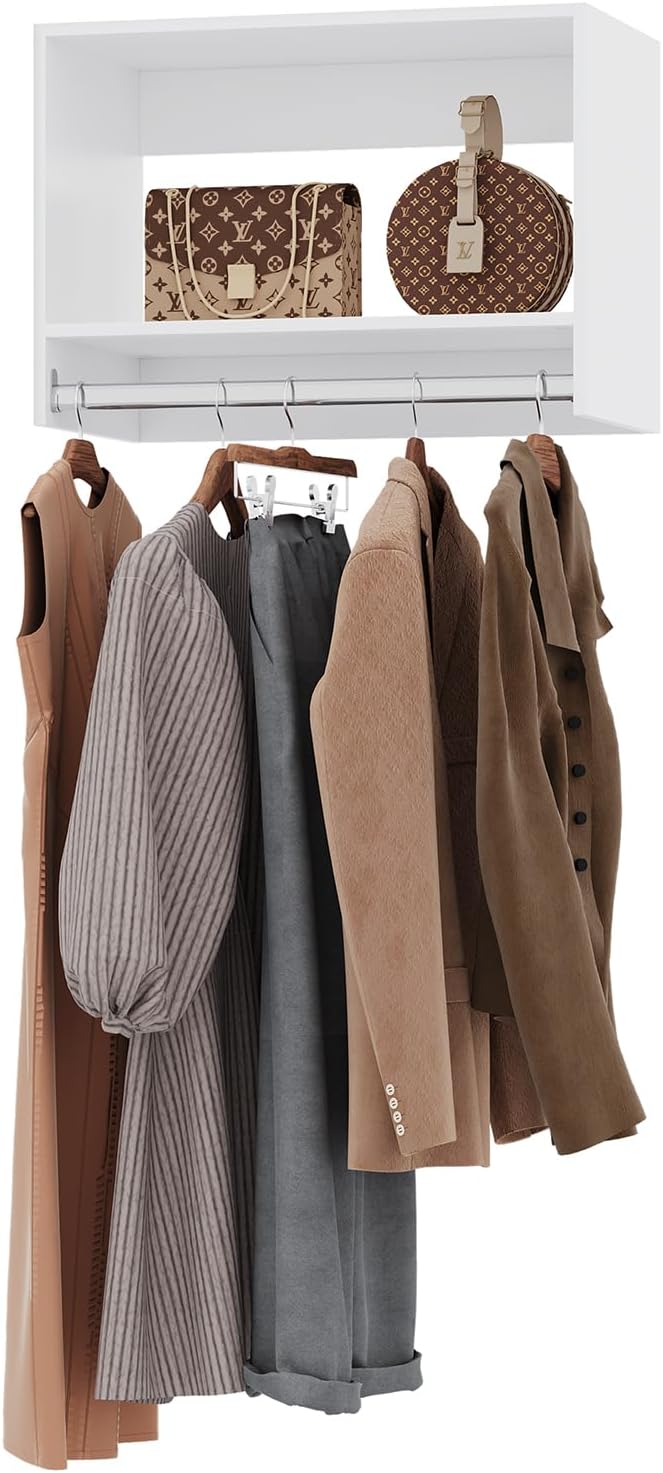 ROOMTEC 34.5" Tall Hanging Closet Unit, Modular Closet System by ROOMTEC