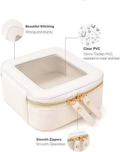 Travel Clear Makeup Bag Set, TSA Approved Cosmetic Bag Case - Image 4