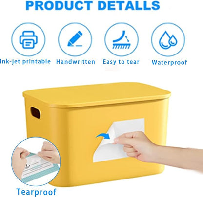 Removable Freezer Labels, Date Label 1x2 Inch Food Storage Stickers, Waterproof - Image 3