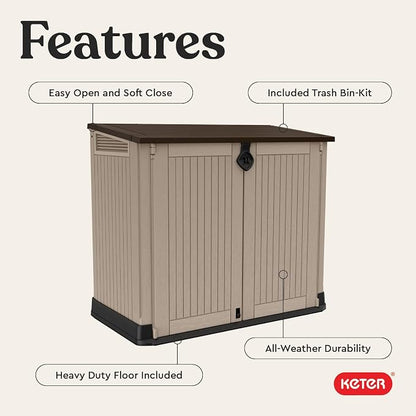 Keter Store-It-Out MIDI Outdoor Resin Storage Shed – Weather-Resistant - Image 4