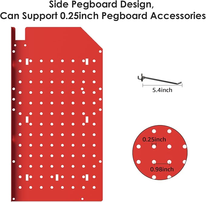 CCCEI Modular Pegboard Rack Power Tool Organizer - Image 7
