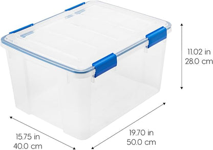 IRIS USA 2-Pack 44 Qt Storage Bins - Image 2