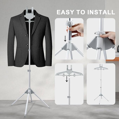 Foldable Garment Steamer Hanger Stand - Image 4