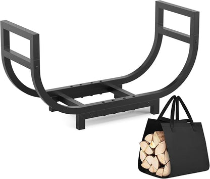 30-inch Firewood Rack Outdoor Indoor - Image 9