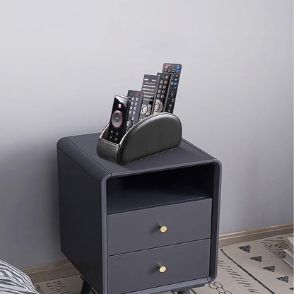 All-in-One Leather TV Remote Control Holder Black - Image 7