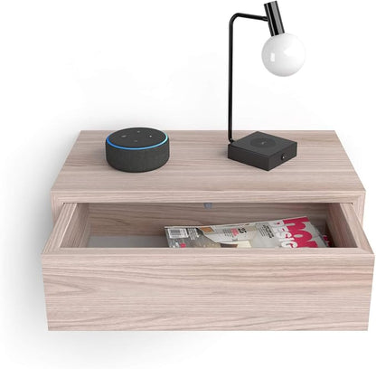 Mobili Fiver, Riccardo Floating nightstand, Pearled Elm, Made in Italy - Image 5