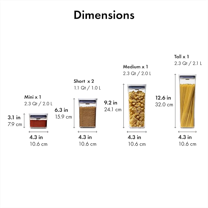 OXO Good Grips 5-Piece POP Container Set - Image 8