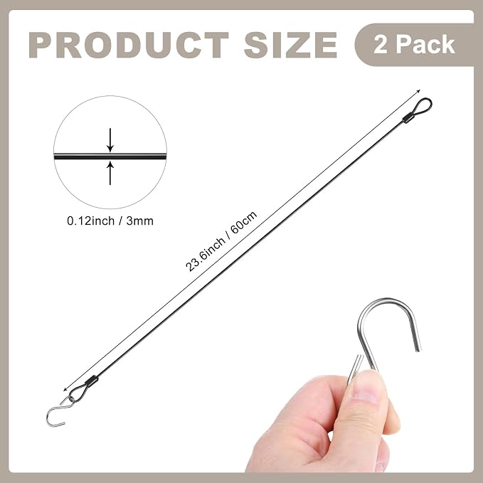 M METERXITY 2-Pack Bird Feeder Hanger - Image 3