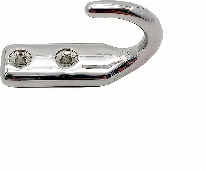 Heavy Duty Stainless Steel 316 Wall Hooks, Marine Grade Wall Hanger Key Hook - Image 3
