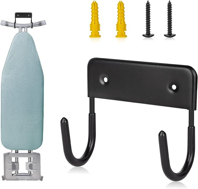 BiJun Ironing Board Holder Wall Mount, Ironing Board Hanger by BiJun
