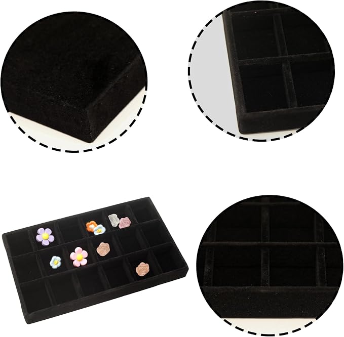 Velvet Jewelry Organizer Tray - Image 3